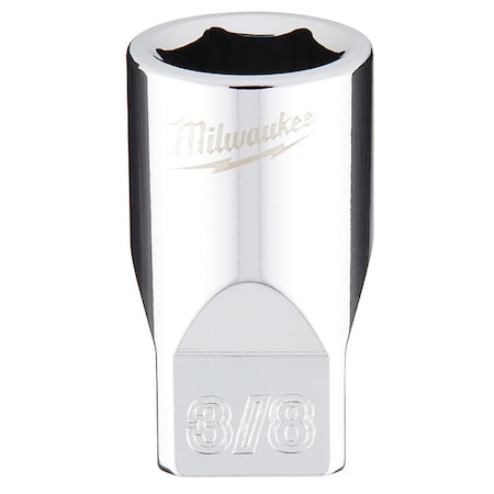 1/4 in. Drive 3/8 in. SAE 6-Point Socket with FOUR FLAT Sides