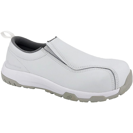 Men's Composite Toe Loafer Shoe, White, 7, W, Nautilus 1607