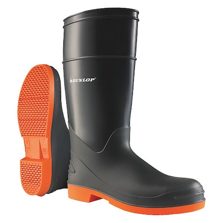Men's Sureflex Rubber Boot, Steel Toe, 16" Height, Gray, 7