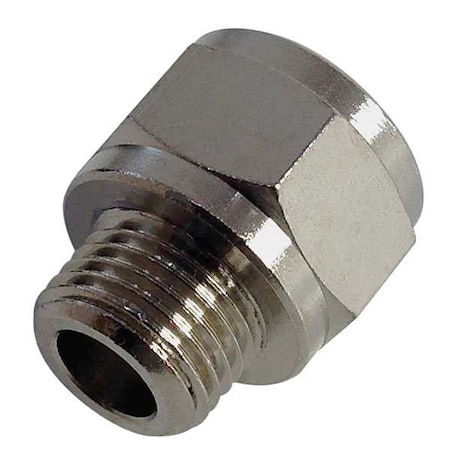 Female x Male Adapter Brass Adapter, 1/4 in Female BSPP X 1/8 in Male BSPP