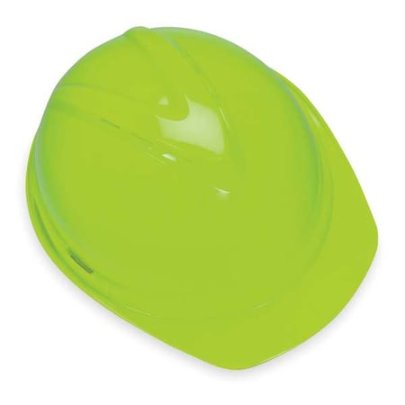 Hard Hat, V-Gard(R) 500, Polyethylene, 4 Point Pinlock, Type 1, Class C, Green