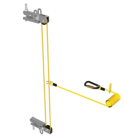 Ladder Anchor, 310 lb Weigth Capacity, 2,700 lb Tensile Strength, 1 Workers per System