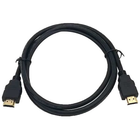 HDMI Cable, High Speed, PVC, Black, 3 ft