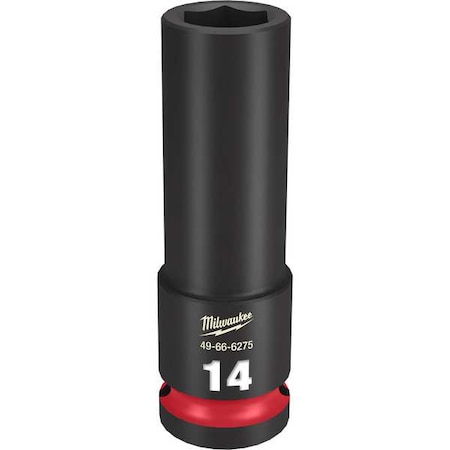 14mm SHOCKWAVE Impact Duty 1/2 in. Drive Deep Well 6 Point Impact Socket