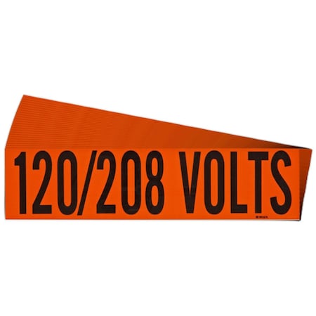 Conduit and Voltage Sign and Labels,PK25
