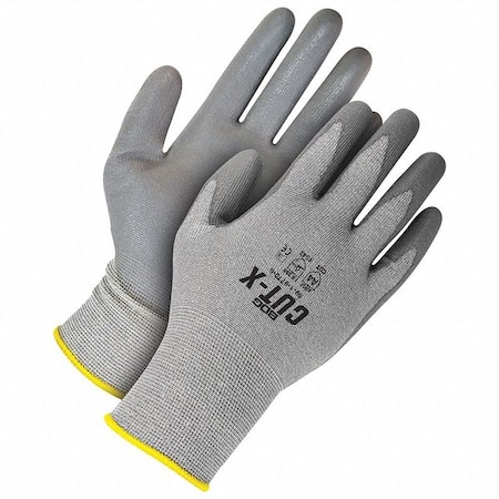Cut Resistant Coated Gloves, Cut Level A4 ,Polyurethane ,Smooth ,XS 1 PR
