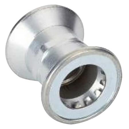 EMT Coupling, 3/4 in, Push-On, Zinc Alloy, Plain