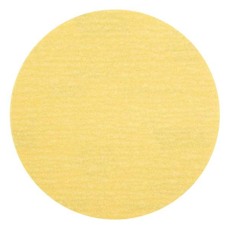 Hook-and-Loop Sanding Disc, 5 in Dia, Non-Vacuum, Aluminum Oxide, P120 Grit, Coated Type, A296