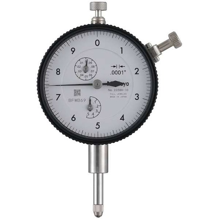Dial Indicator,0 in to 0.5 in,White