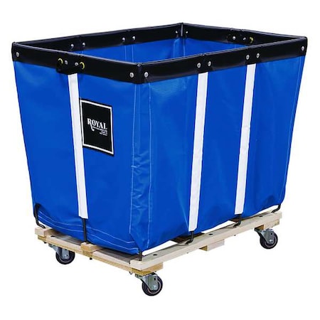 Basket Truck,16 Bu. Cap.,Blue,40 In. L