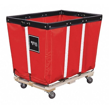 Basket Truck,16 Bu. Cap.,Red,40 In. L