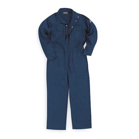 Coverall, 4.4 cal/sq cm ATPV, 2XL, 30 in Inseam, Nomex(R) IIIA, Zipper