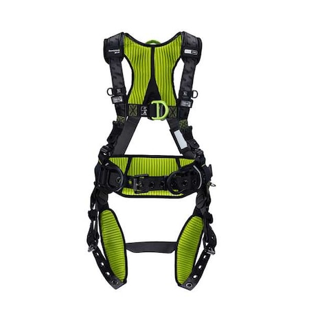 H700 Fall Protection Harness, S/M, 420 lb, Quick-Connect Chest/ Quick-Connect Leg Straps