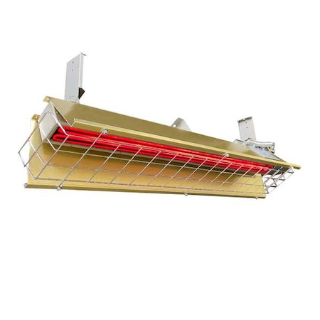Infrared Overhead Electric Heater, 1 Phase, Aluminum, 240V AC