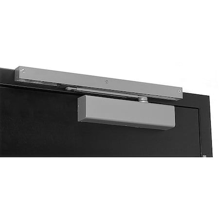 Manual, Hydraulic, Norton 8500, Door Closer, Heavy Duty Interior and Exterior, Gray
