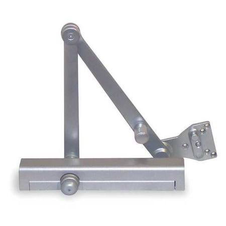 Manual, Hydraulic, Norton 8000, Door Closer, Heavy Duty Interior and Exterior, Gray