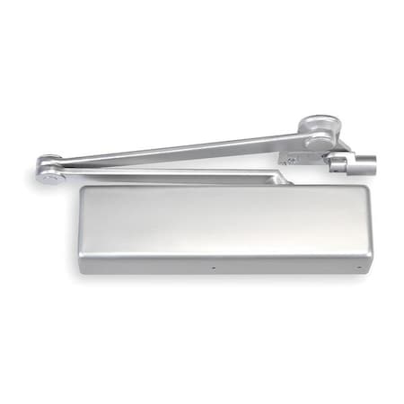 Manual, Hydraulic, Norton 7570, Door Closer, Heavy Duty Interior and Exterior, Gray