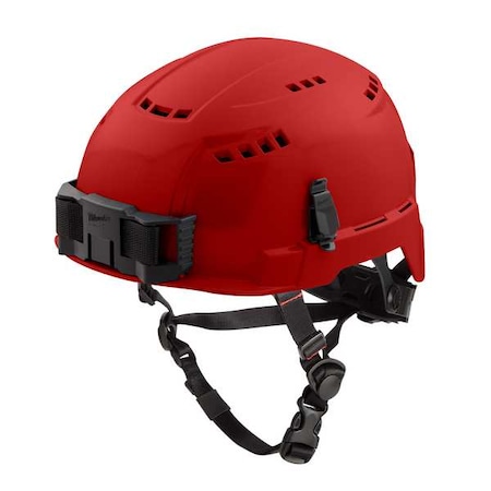 BOLT Red Vented Safety Helmet - Type 2, Class C