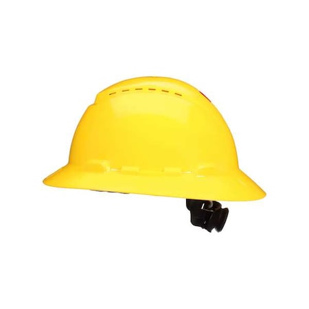 Full Brim SecureFit(TM) Full Brim Hard Hat, Type 1, Class C, Ratchet (4-Point), Yellow