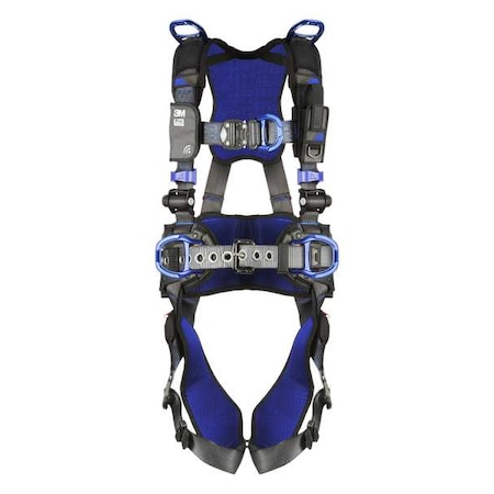 ExoFit(TM) X300 Fall Protection Harness, XL, 420 lb, Quick-Connect Chest/ Quick-Connect Leg Straps