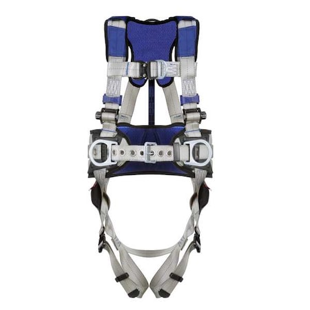 ExoFit(TM) X100 Fall Protection Harness, XL, 420 lb, Quick-Connect Chest/ Quick-Connect Leg Straps
