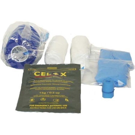 Bleed Aid Kit, Poly Bag, 7 Components