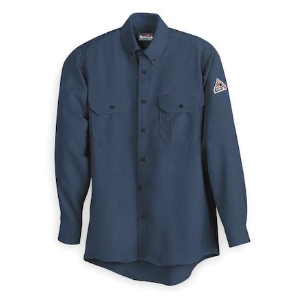 Men's Flame-Resistant Collared Shirt, 8.6 cal/sq cm, L, ComforTouch(R)