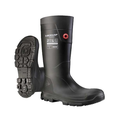 Unisex FieldPro Purofort, Steel Toe, Black, Men's 6 / Women's 8