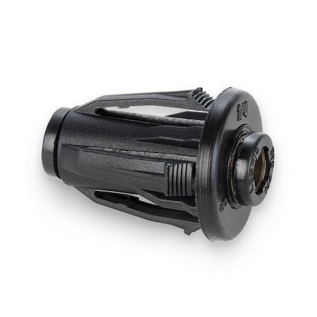 Fractional Push-to-Connect Fitting, Nylon, Black