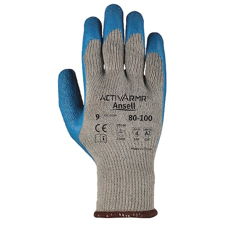 ActivArmr Coated Gloves, A2 Cut Level, 10 ga, Palm Latex Coating, Seamless Knit, XL, 1 Pair