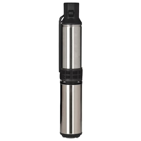 Submersible Pump, 1/2 hp, 115V AC, 3 Wires, 10 A, 5 Stages, 12 gpm