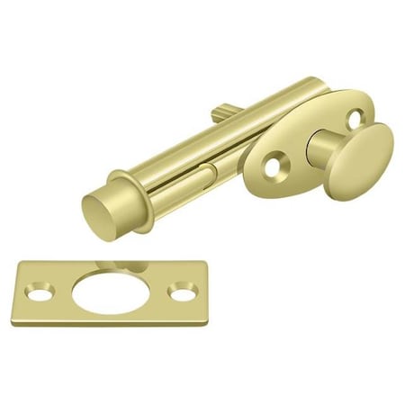 Mortise Bolt Bright Brass