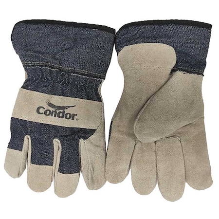 Cold Protection Gloves, Split Cowhide Leather Palm, Thinsulate Lining, Black/Sand, XL ( 10 )