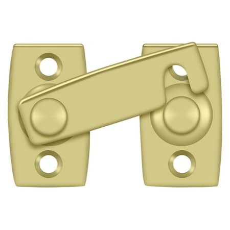 Shutter Bar/Door Latch 7/8" Bright Brass