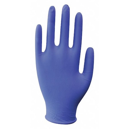 Disposable Gloves, Nitrile, Powder-Free, 3 mil, Blue, S (Size 6), PK100