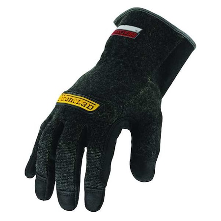 Heatworx Heat Resistant Gloves, Kevlar(R), 450  Degrees F Max Temp., Gauntlet Cuff Black, L ( 9 )