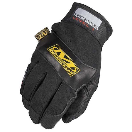 CXG-L1 Mechanics Gloves, 600 Degrees F Max Temp., Hook-and-Loop Cuff Black, XL ( 10 ), 1 PR