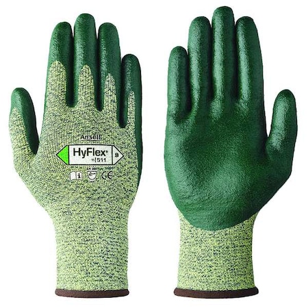 Cut Resistant Coated Gloves, Cut Level A5 ,Dipped ,Nitrile ,Sandy ,XS 1 PR