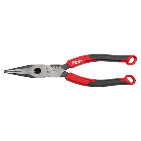 8 in. Long Nose Comfort Grip Pliers (Made in USA)