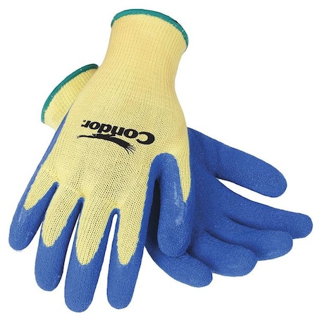 Cut Resistant Coated Gloves, Cut Level A3 ,Dipped ,Latex ,Rough ,S 1 PR