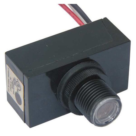 Incandescent Photocontrol, 2,000 W, Black