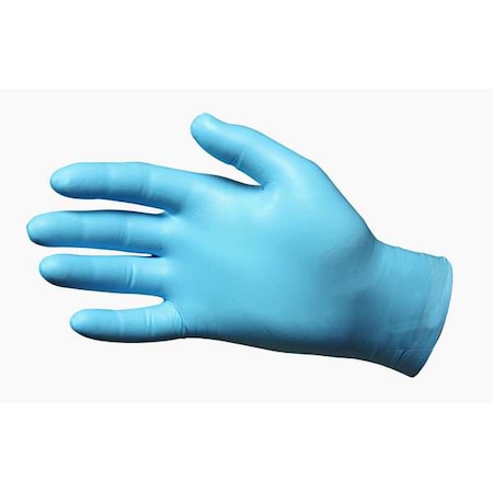 8005PF, Disposable Gloves, 8.00 to 8.99 mil Palm, Nitrile, Powder-Free, L, 50 PK, Blue