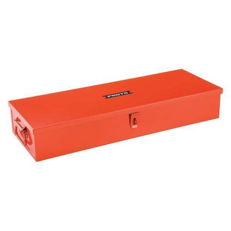 Socket Set Box, Steel, Red, 25 in W x 15-1/4 in D x 5-1/2 in H