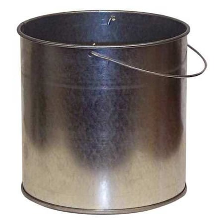 Ash Pail,1 gal.,Silver