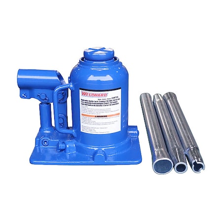 Bottle Jack,20 Tons,7-1/8in.L
