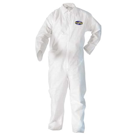 Disposable Coveralls,White,4XL,PK20