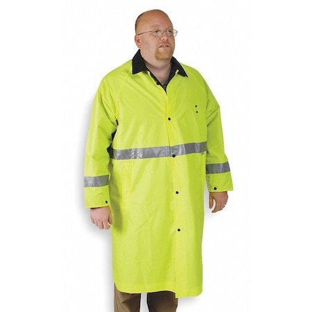 Raincoat,Hi-Vis Lime/Black,M