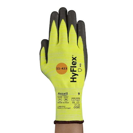 Cut Resistant Coated Gloves, Cut Level A2 ,Polyurethane ,Smooth ,S 1 PR