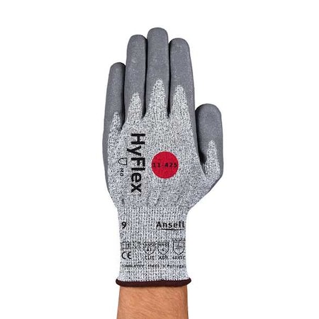 Cut-Resistant Coated Gloves, Cut Level A3 ,Water-Based Polyurethane,Nitrile ,Smooth ,XL 1 PR