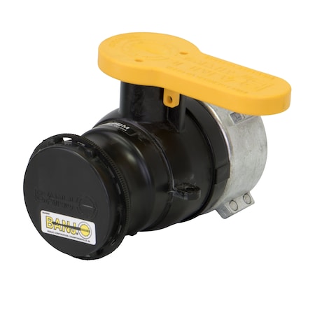 Manual 2-Way Ball Valve,Buttress,Polypro
